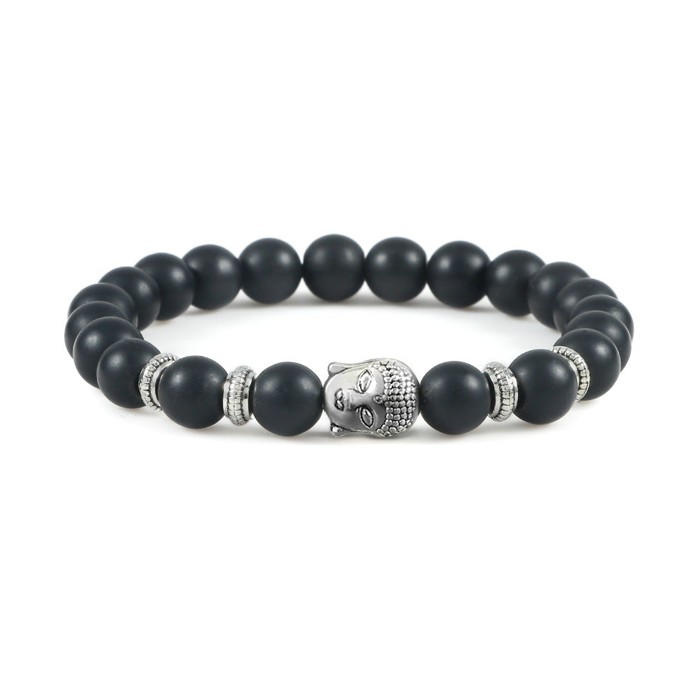 Brazalete de la cabeza de la cabeza de la cabeza del cristal de la buda de los budas de la buda